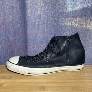 John Varvatos Converse All Star Multi Eyelet Hole Lace Holes 11.5 Black Nice!